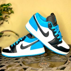 Jordan 1 Low Laser Blue (GS)